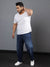 Plus Size Men Denim Jeans Navy Blue