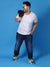 PLUS SIZE MEN SOLID CASUAL DENIM JEANS