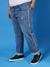 MEN SIDE STRIPED CASUAL DENIM JEANS