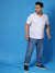PLUS SIZE MEN SIDE STRIPED CASUAL DENIM JEANS
