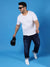 MEN SIDE STRIPED CASUAL DENIM JEANS