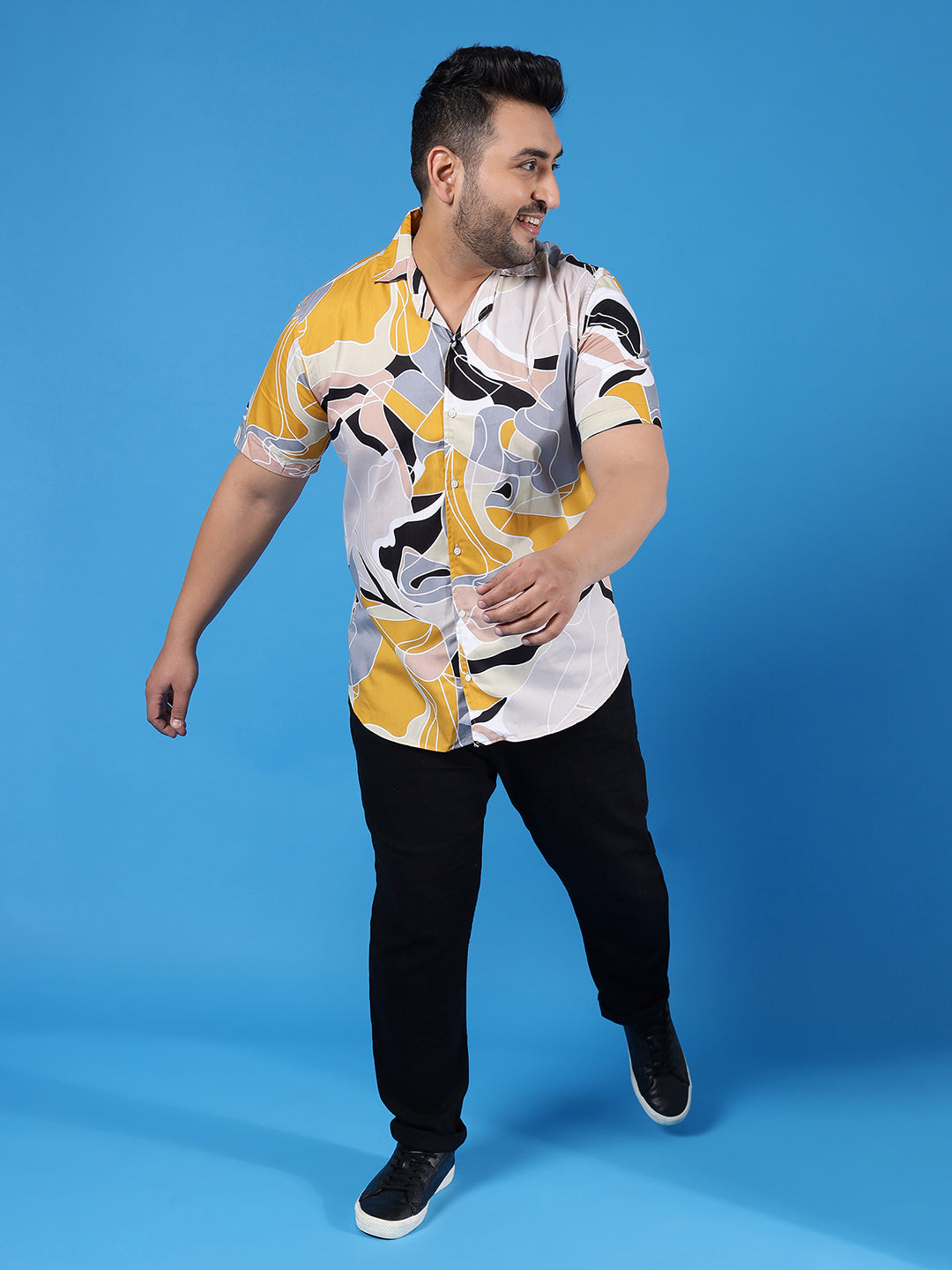Graphic Design Half Sleeve Shirt