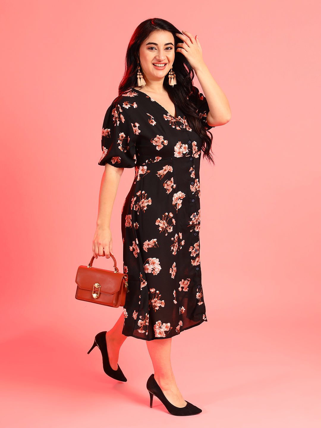 Floral Design Dress