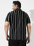 Black Striped Casual Shirt
