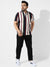 Multicolour Striped Polo Neck T-Shirt