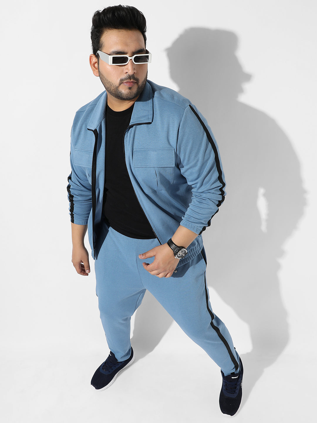 Solid Icy Blue Co-Ords Set