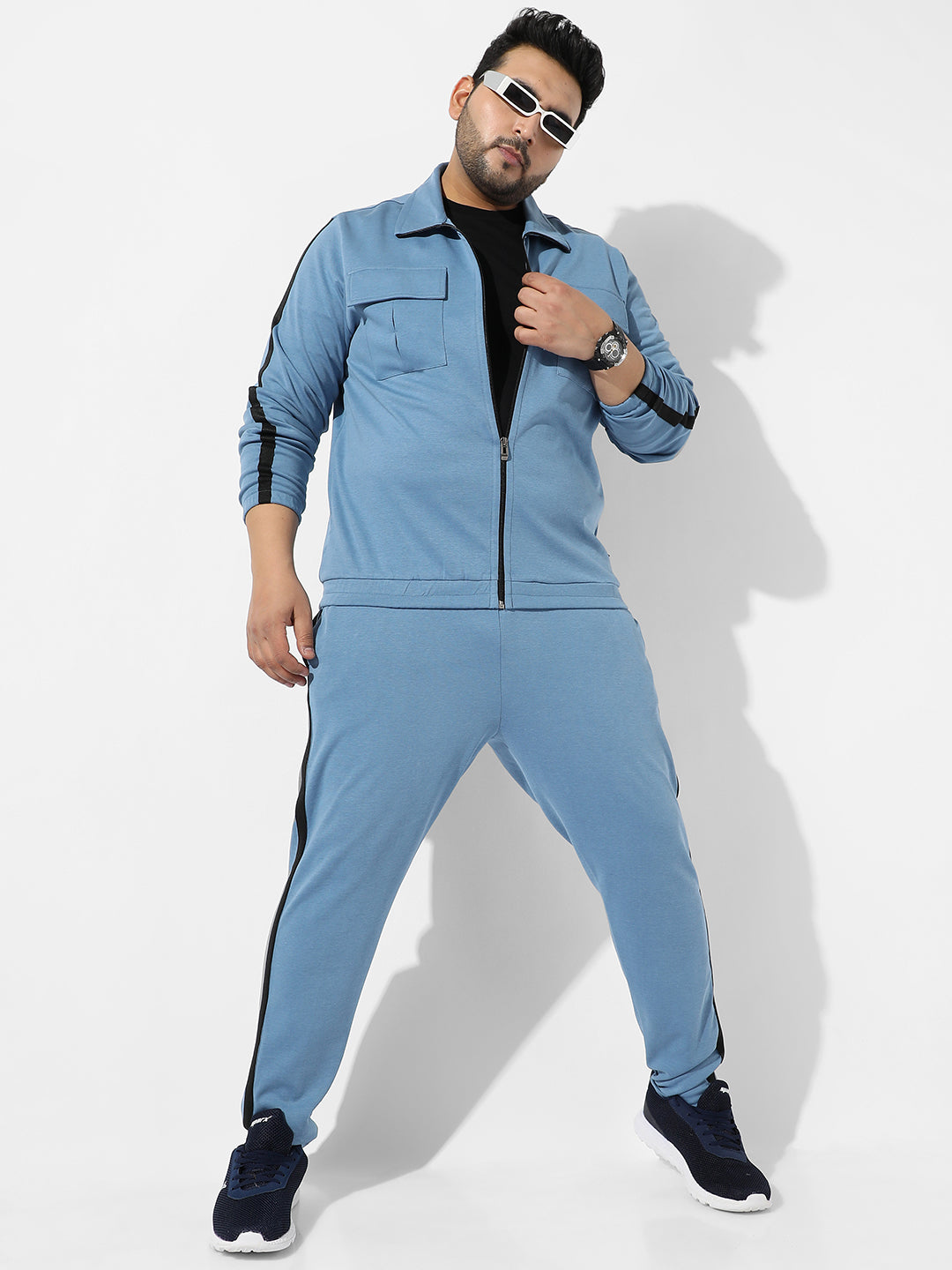 Solid Icy Blue Co-Ords Set