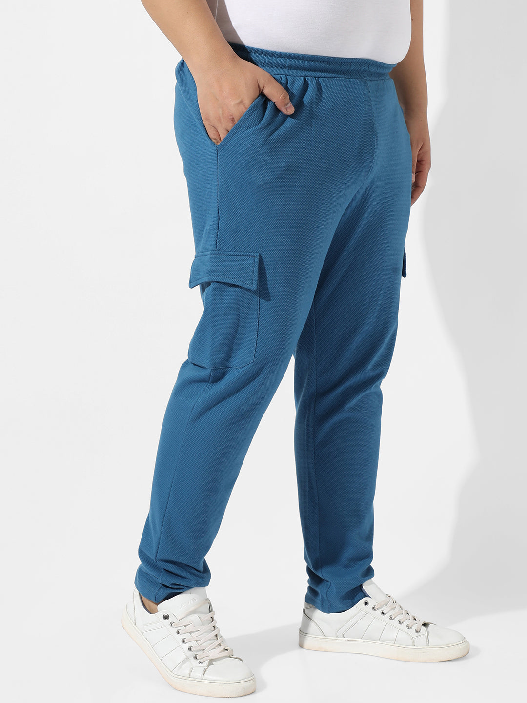 Solid Blue Trackpants