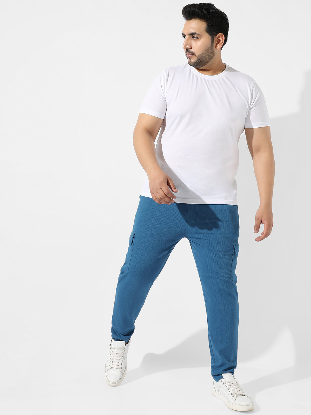 Solid Blue Trackpants