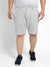 Men's Light Grey Seersucker Stripe Shorts