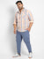 Men's Multicolour Contrast Panel Plaid Shirt