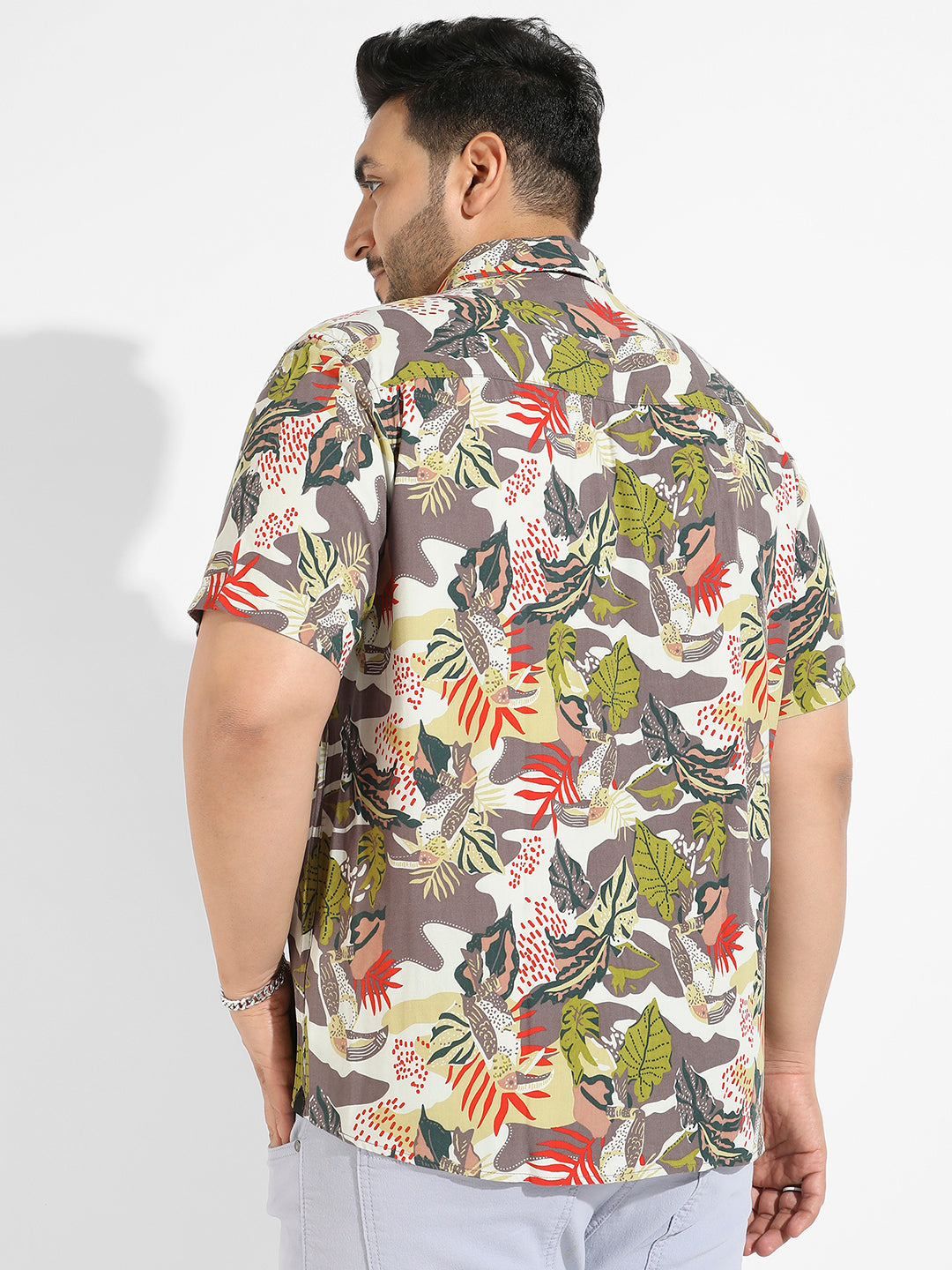 Multicolour Artistic Jungle Shirt