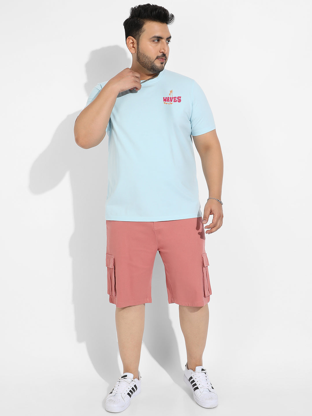 Icy Blue Happy Waves T-Shirt