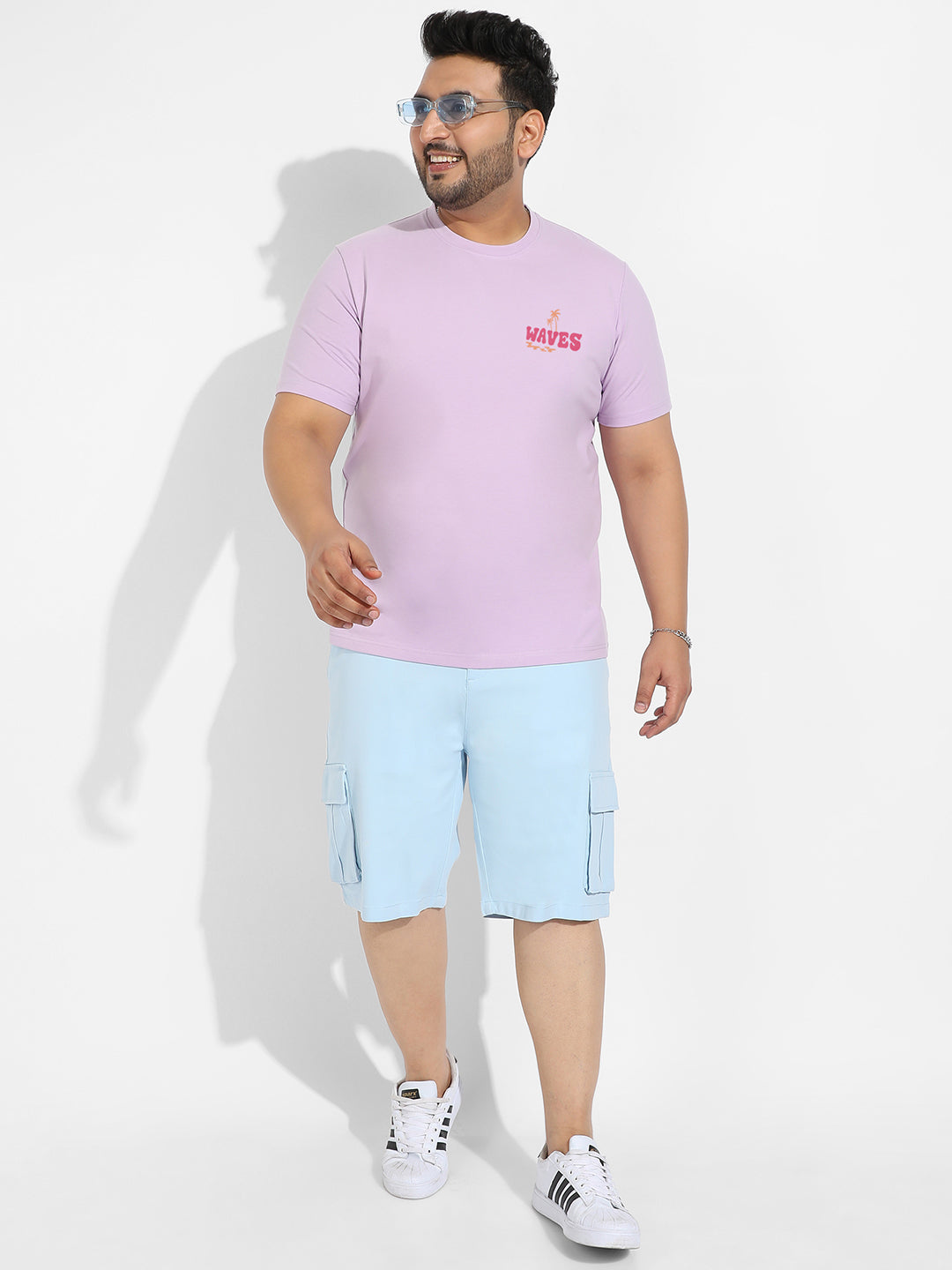Lilac Happy Waves T-Shirt