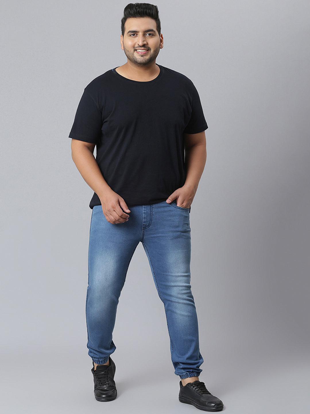 Solid Stylish Casual Denim Jeans