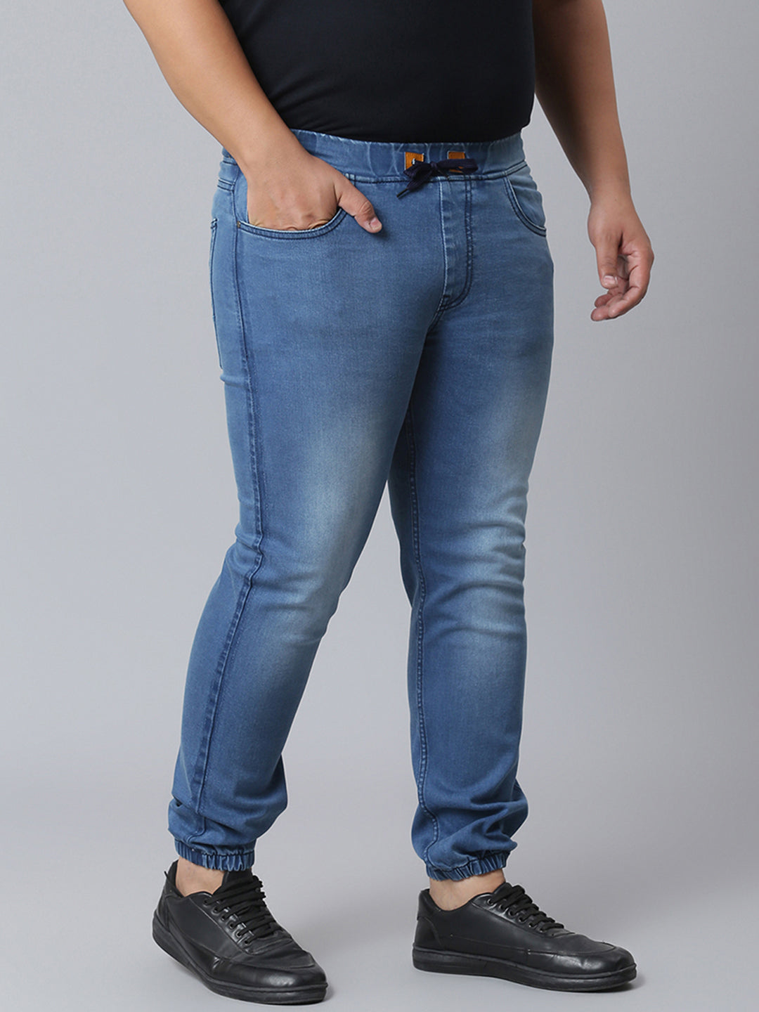 Solid Stylish Casual Denim Jeans