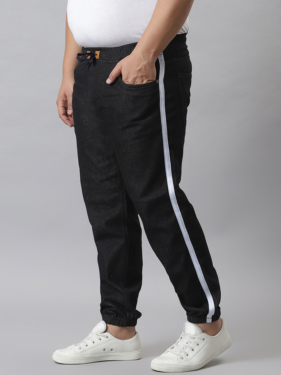 Striped Stylish Casual Denim Jeans