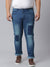 FRONT PATCH STYLISH CASUAL DENIM JEANS