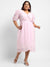 Baby Pink Petal Hem Dress