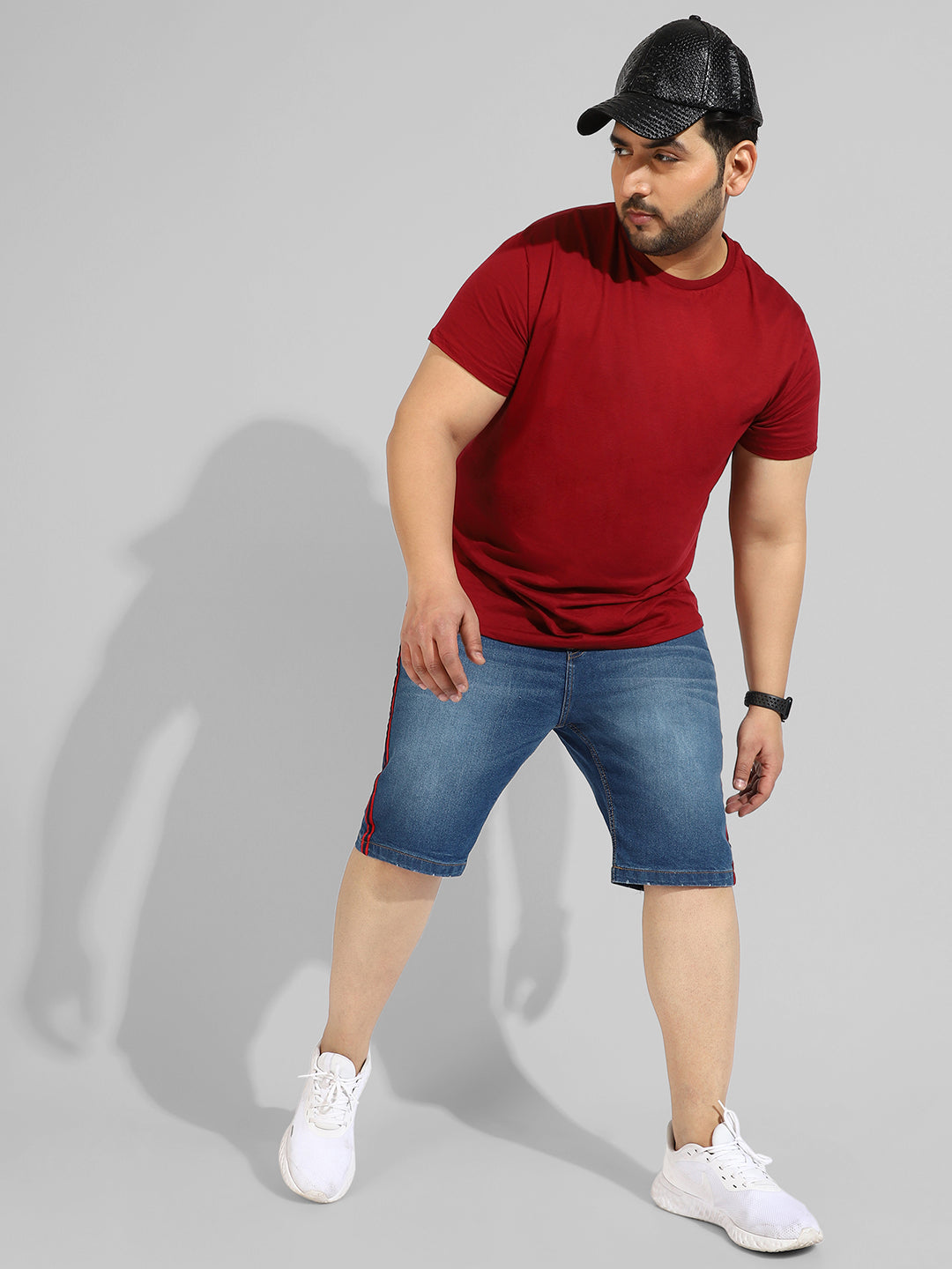 Regular Fit Denim Shorts