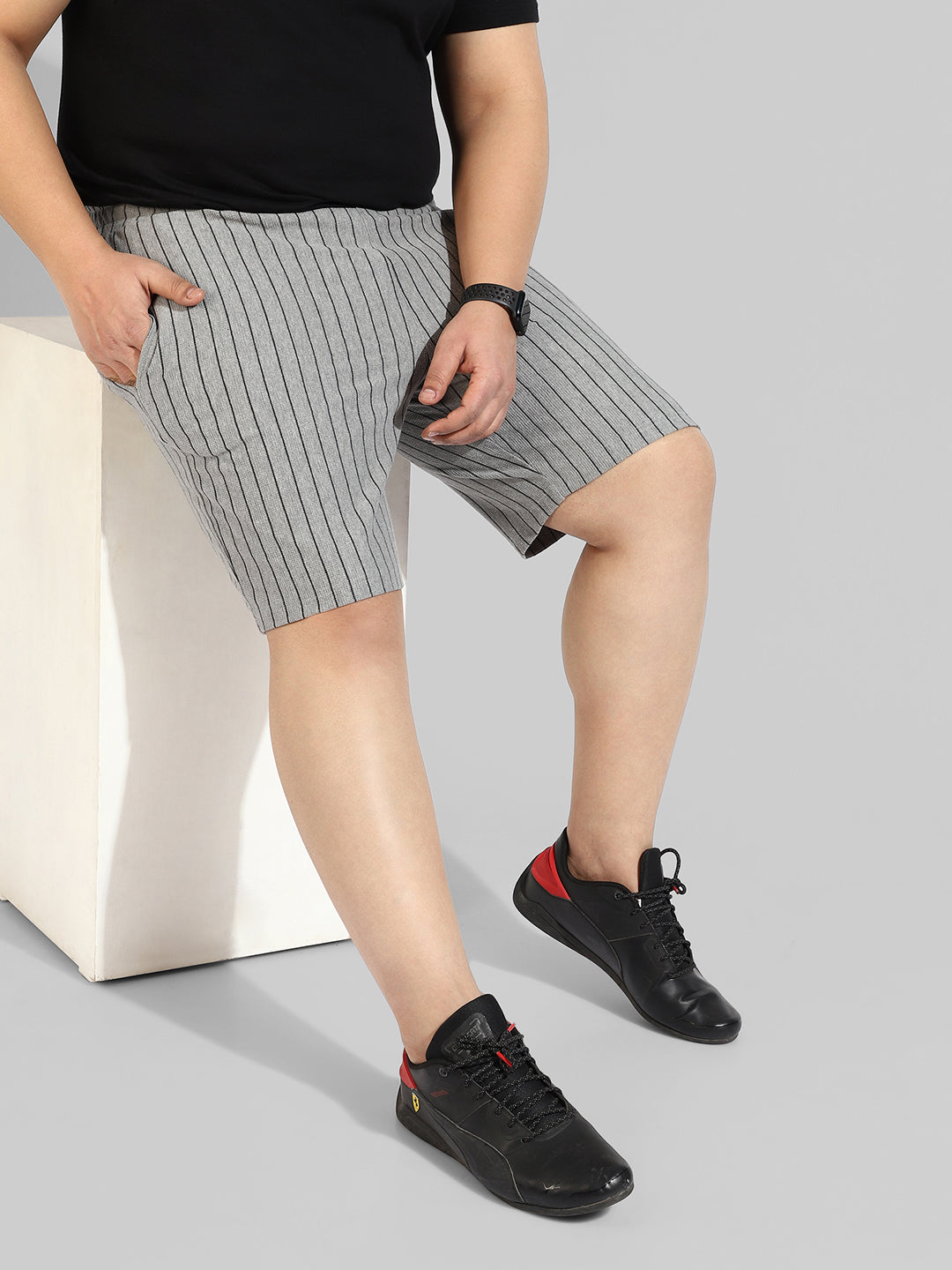 Regular Size Short Plus Size Regular Fit Shorts (3XL - 6XL) | Instafab Plus
