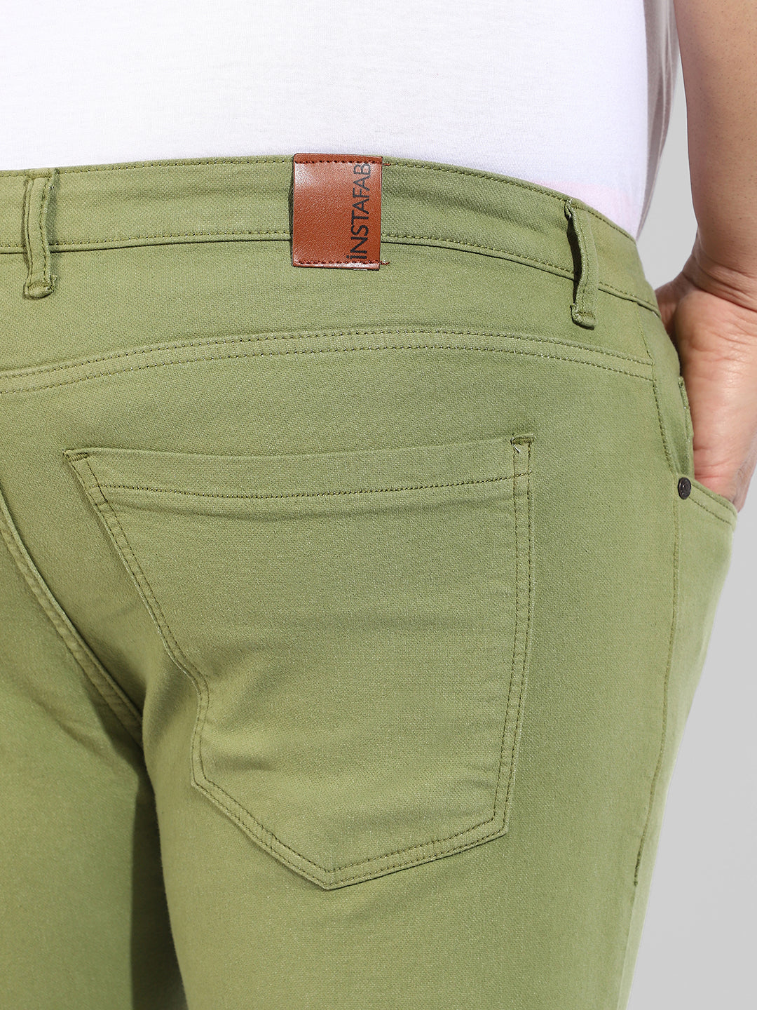 Instafab Plus Menâ€™s Regular Fit Denim Jeans