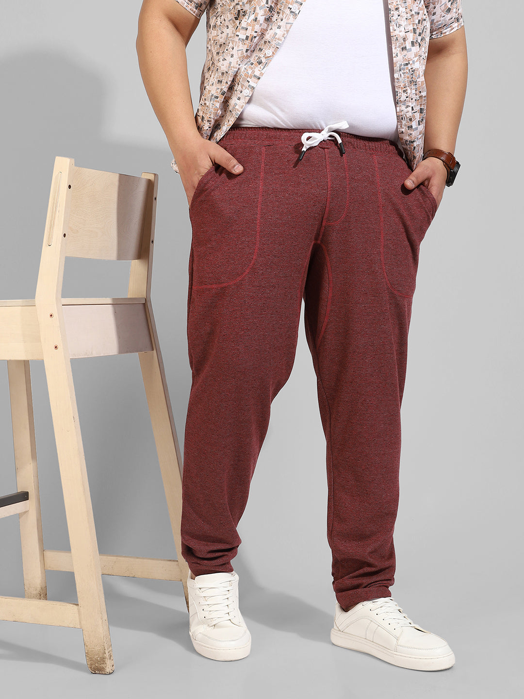 Track 3xl Plus Size Casual Track Pant (3XL - 6XL) | Instafab Plus