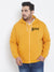 MEN SOLID FULL SLEEVE HOODED CASUAL SWEATSHIRT