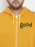 MEN SOLID FULL SLEEVE HOODED CASUAL SWEATSHIRT