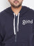 MEN SOLID STYLISH FULL SLEEVE HOODED CASUAL SWEATSHIRT