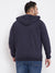 MEN SOLID STYLISH FULL SLEEVE HOODED CASUAL SWEATSHIRT