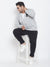 MEN SOLID FULL SLEEVE HOODED CASUAL SWEATSHIRT