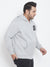 MEN SOLID FULL SLEEVE HOODED CASUAL SWEATSHIRT