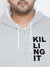 MEN SOLID FULL SLEEVE HOODED CASUAL SWEATSHIRT