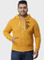 MEN SOLID FULL SLEEVE HOODED CASUAL SWEATSHIRT