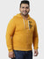 MEN SOLID FULL SLEEVE HOODED CASUAL SWEATSHIRT