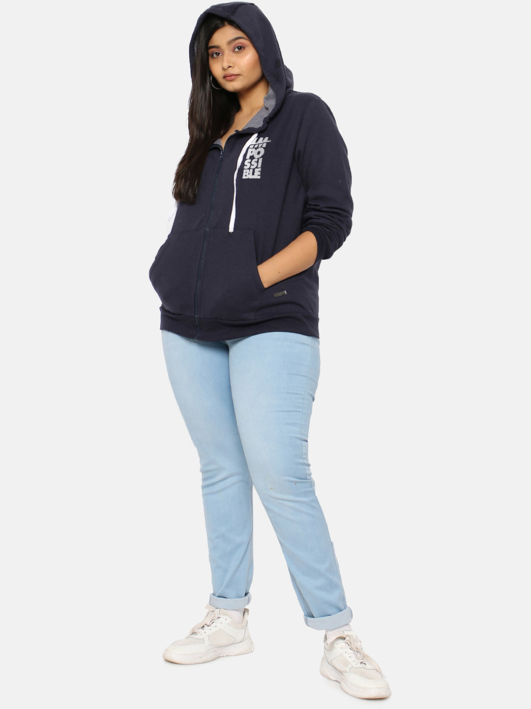 Sweatshirt With Zip Closure
