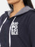 WOMEN SWEATSHIRT WITH ZIP CLOSURE