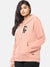 WOMEN PRINTED STYLISH CASUAL HOODED SWEATSHIRT