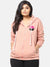 WOMEN TYPOGRAPHIC SWEATSHIRT WITH HOOD