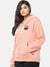 WOMEN TYPOGRAPHIC SWEATSHIRT WITH HOOD